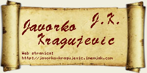 Javorko Kragujević vizit kartica